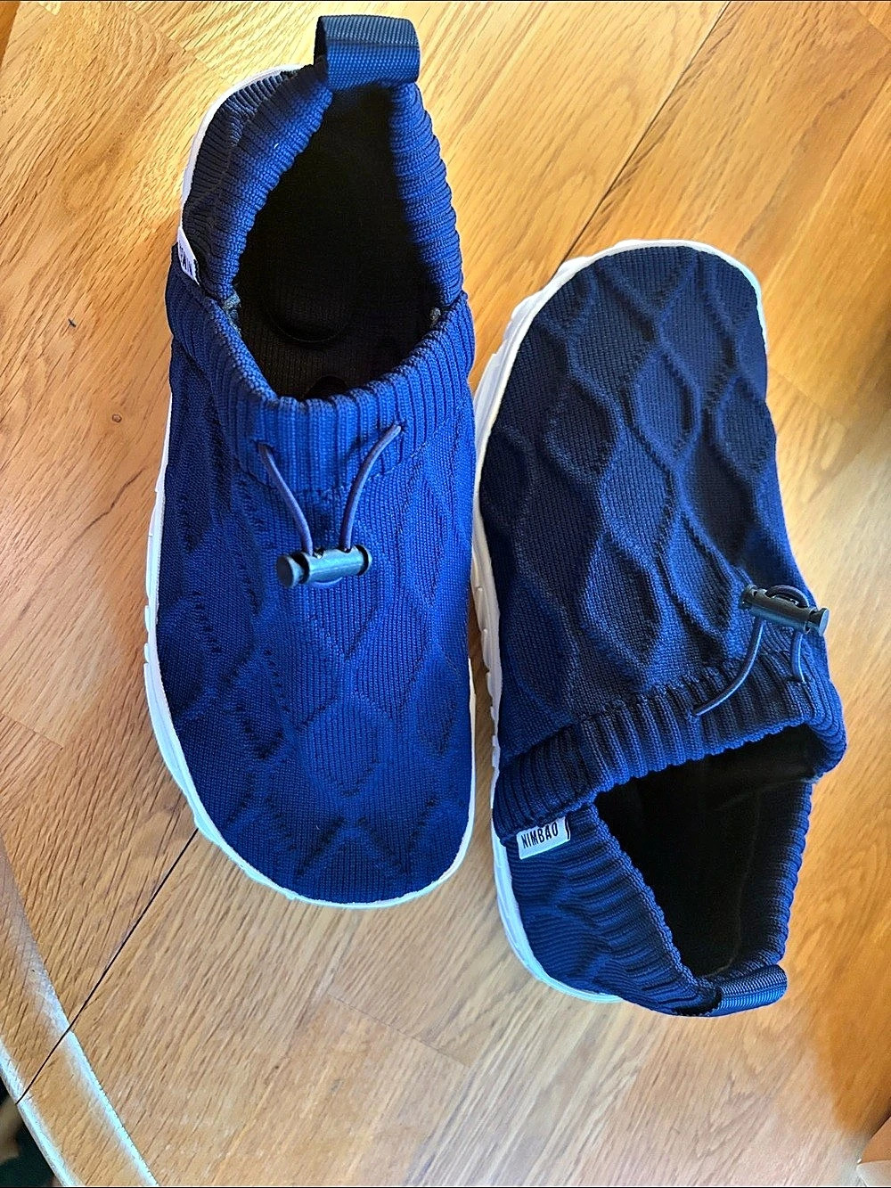Nimbao Blue Knit Sneakers